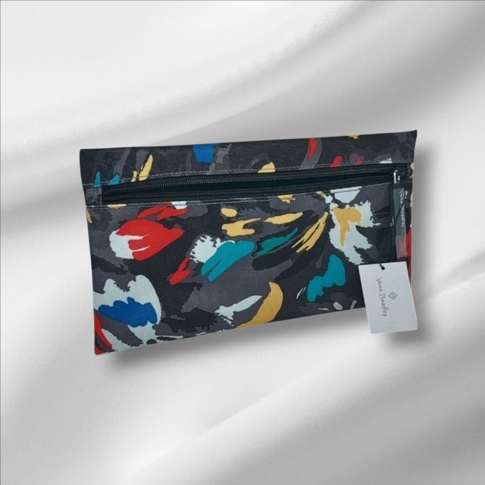 Vera Bradley Lighten Up  Cosmetic/Pencil Pouch Case~Splash Floral~NWT